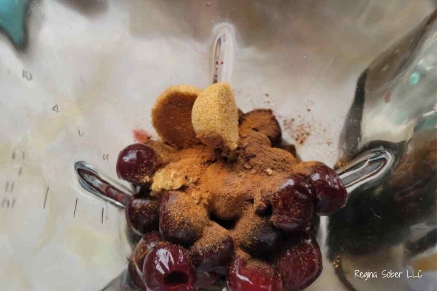 cherries, all spice, nutmeg and cinnamon
