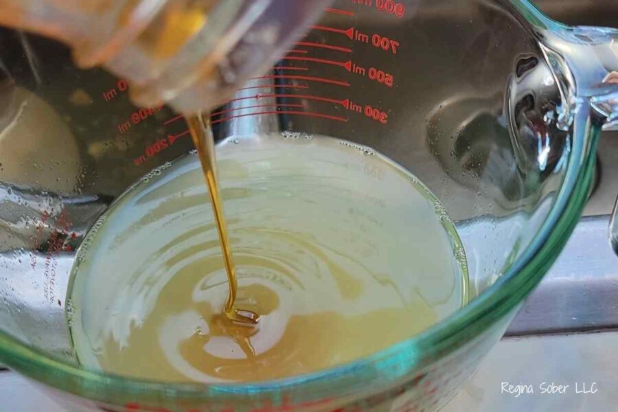 making honey glaze