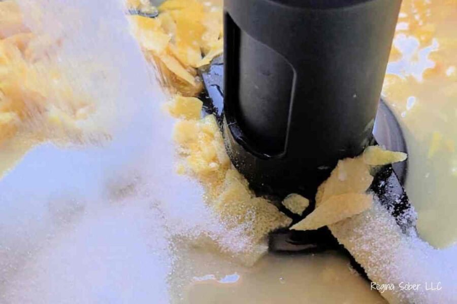 lemon juice with sugar