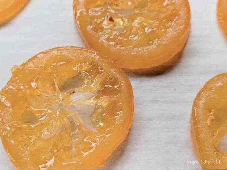 candied lemon slices