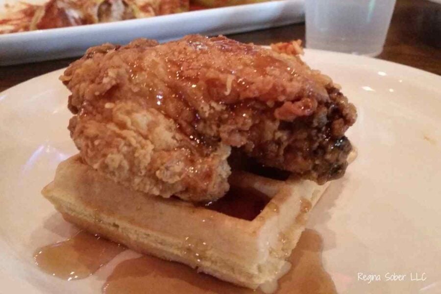 Boathouse chicken and waffles