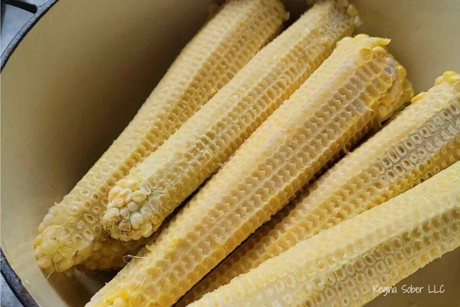 sweet corn cobs