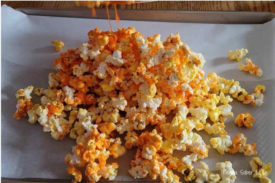 coated popcorn