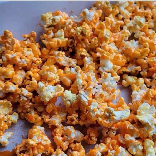 candy corn popcorn