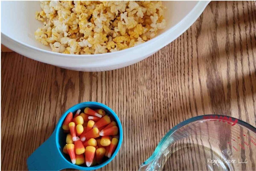 delicious orange candy corn candies