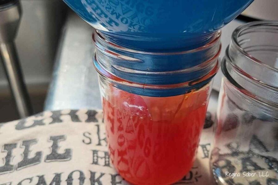 filling jars