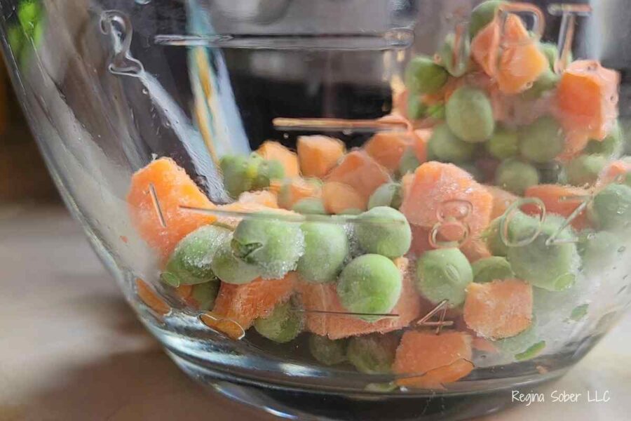 frozen veggies to rice ratio