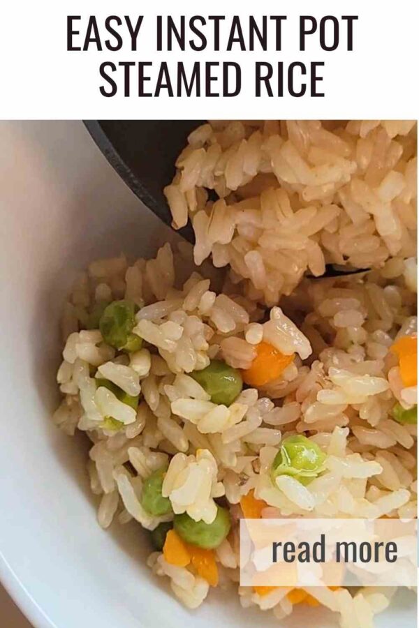 Make fluffy steamed rice in the Instant Pot with simple water ratios and quick cook time. Perfect for weeknight meals and meal prep.