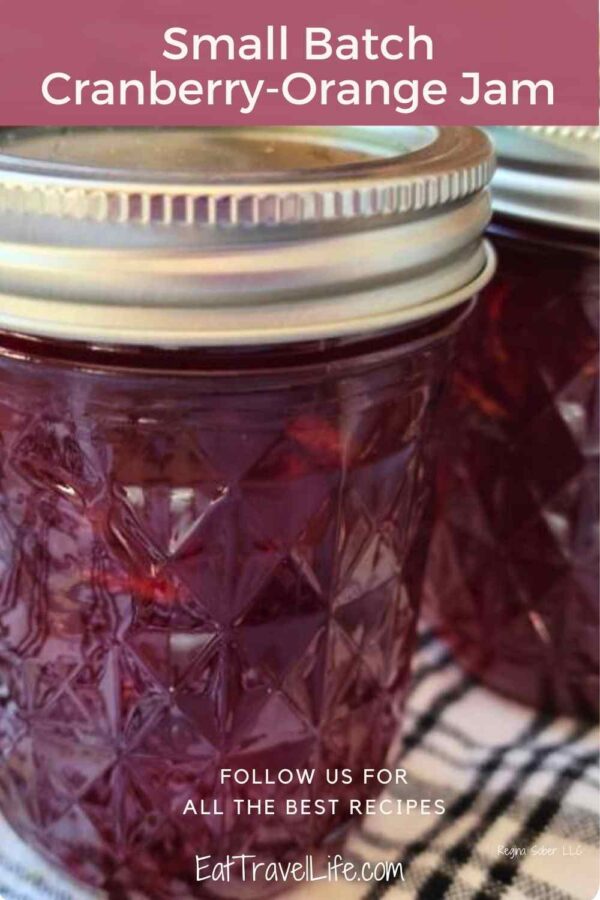 Grab some fresh cranberries and make a delicious cranberry jam with oranges. Make a small batch of jam for the holidays and gifts.