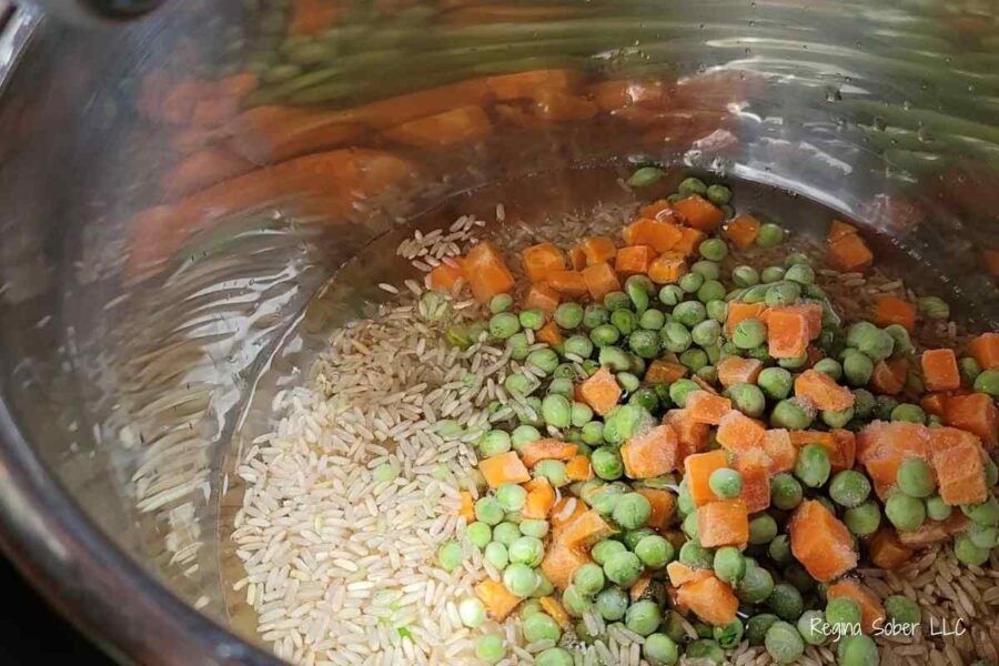 uncooked rice