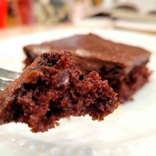 moist and delicious chocolate sheet cake