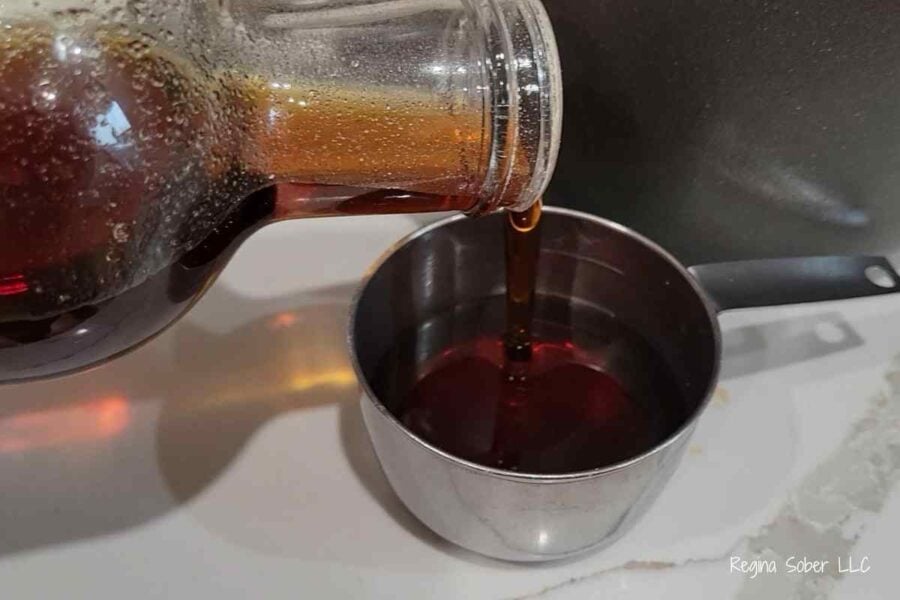 add maple syrup to make a maple apple pie jam
