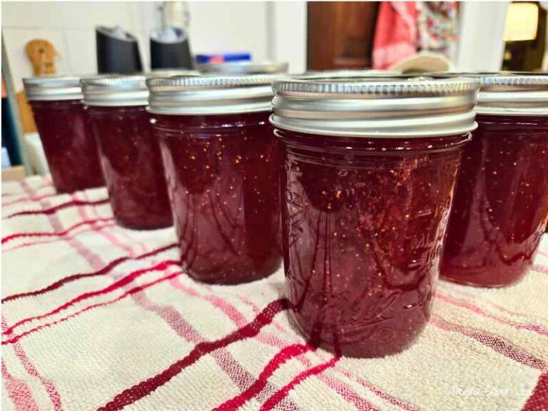 half pint jars strawberry jam