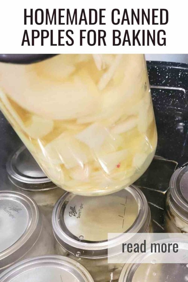 These canned apple slices stay firm, flavorful, and ready for quick desserts. Great for pies, muffins, crisps, and easy weeknight meals straight from your pantry.