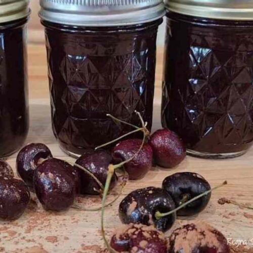 cherry cocoa jam