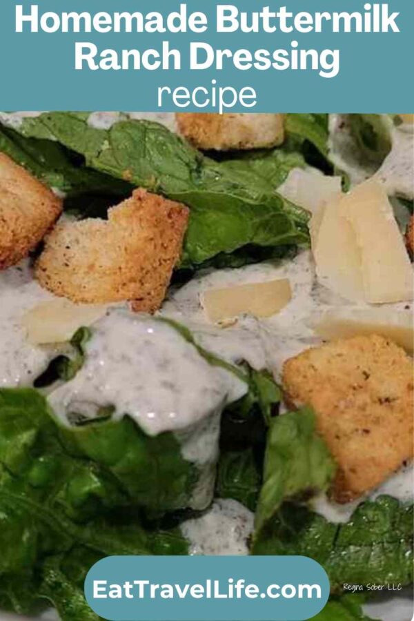 Creamy, tangy ranch made with fresh herbs. Perfect for salads, dips, and chicken wings.