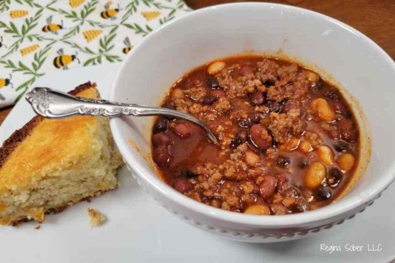 serve your chili with a nice piece of corn bread for the full Fall meal.