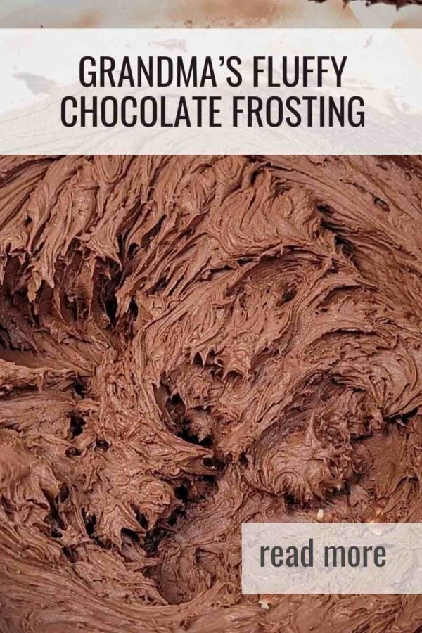 A family recipe passed down for generations, this fluffy chocolate frosting is smooth, sweet, and perfect for topping all your favorite desserts.
