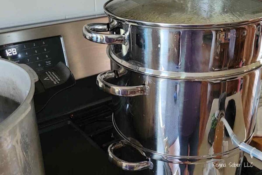 steamer making juice