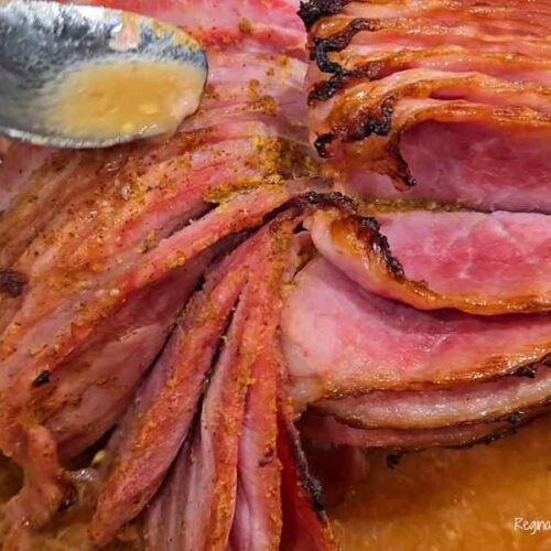 glazed ham with dijon mustard