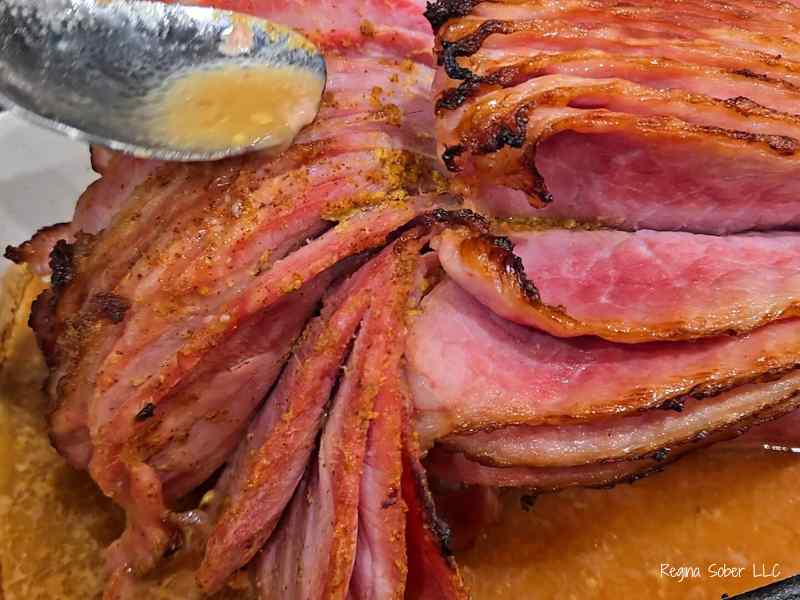 glazed ham with dijon mustard