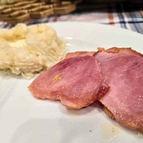 glazed ham with dijon mustard