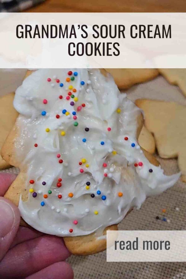 Soft, old fashioned sour cream cookies just like Grandma made. Perfect for holiday baking and family traditions.