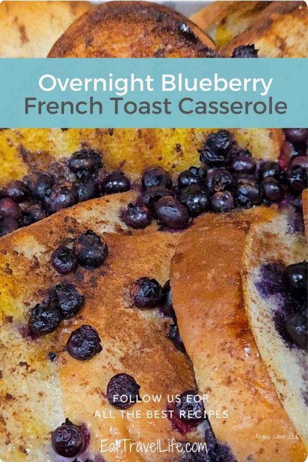 Indulge in a delicious blueberry French toast bake that's easy to prepare and perfect for breakfast. Start your morning right!
