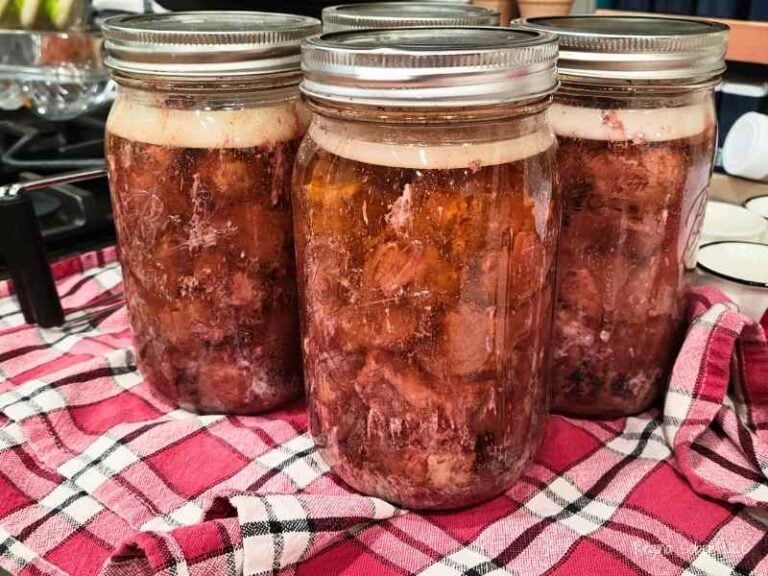 beef roast canned in quart jars