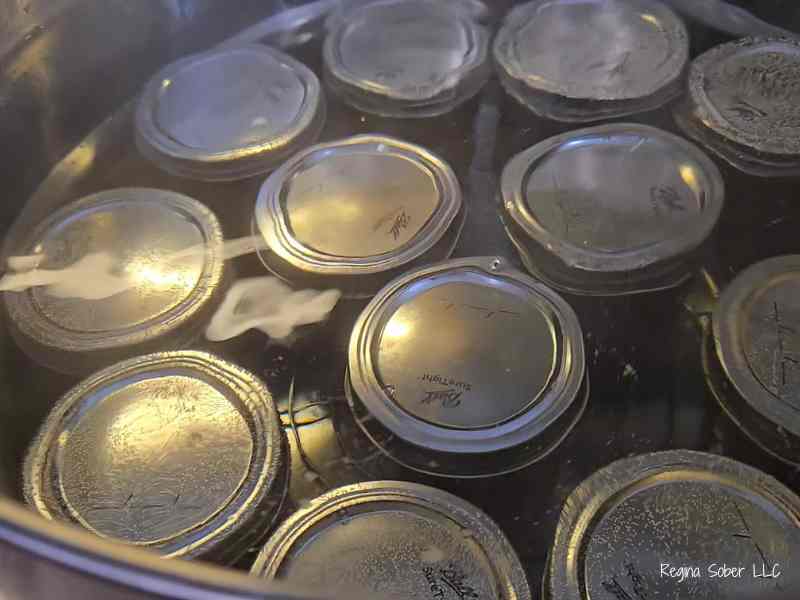 water bath canning jars