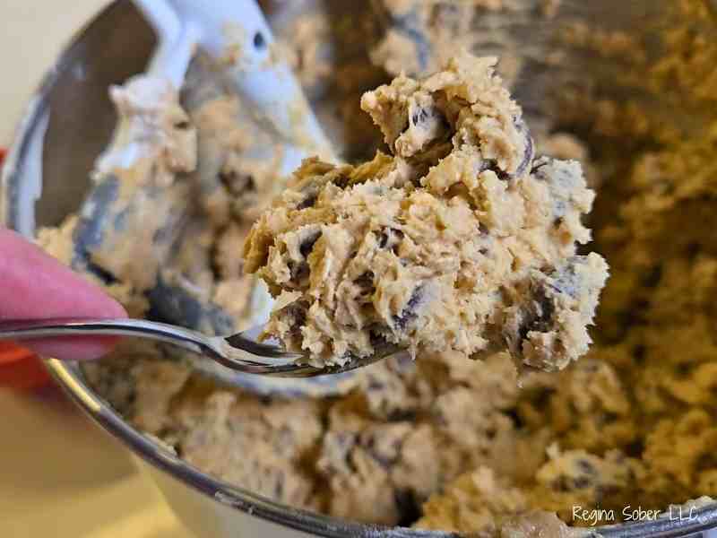 spoon full of cookie dough