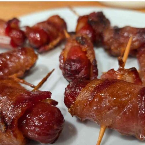 brown sugar smokie links with bacon
