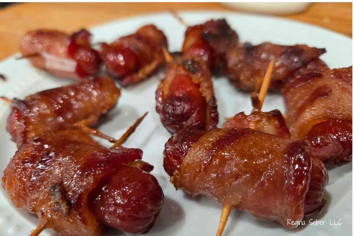 brown sugar smokie links with bacon