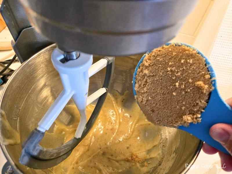 light brown sugar into mixing bowl