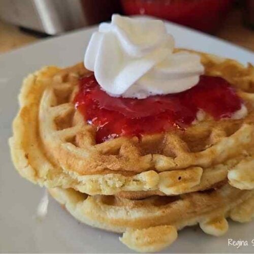 strawberry sauce works well with waffles and pancakes.