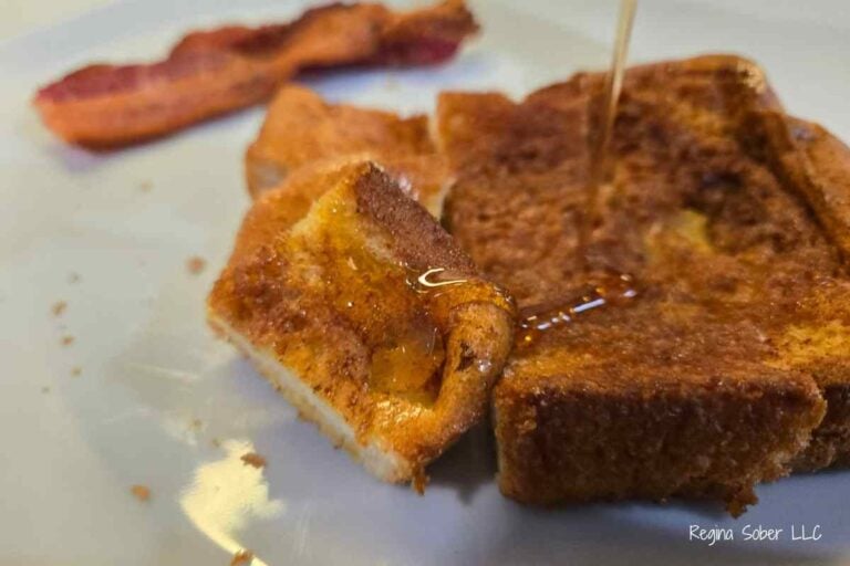 baked texas toast with brown sugar crust