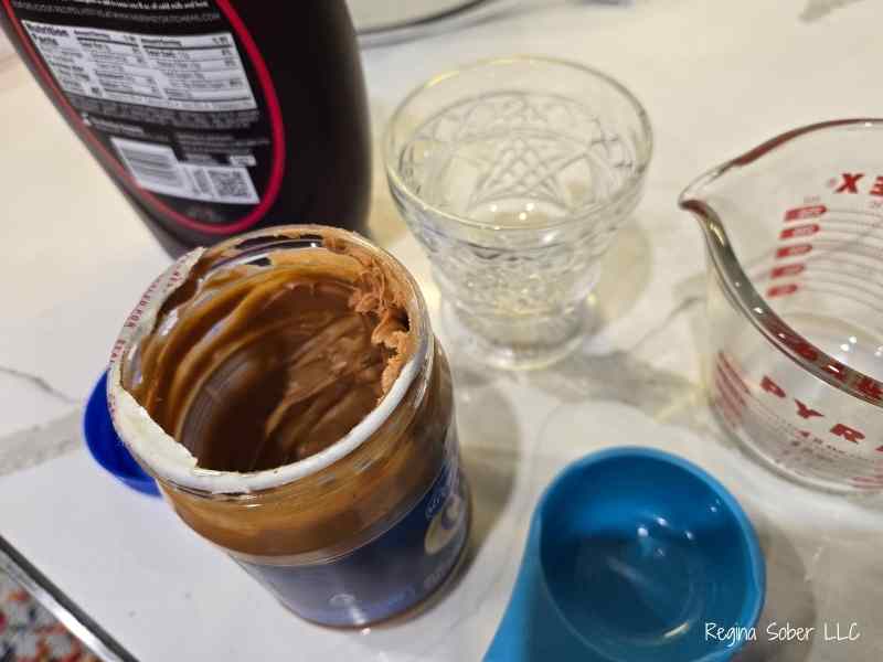 just 2 ingredients are needed to make this ice cream topping