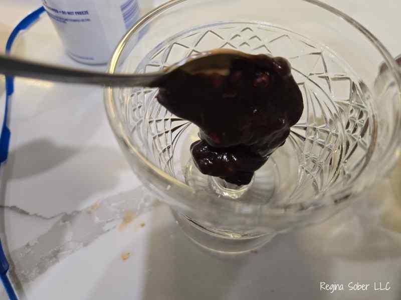 Add a dollop on the bottom of your ice cream dish for a pleasant surprise of chocolate in the last bite.